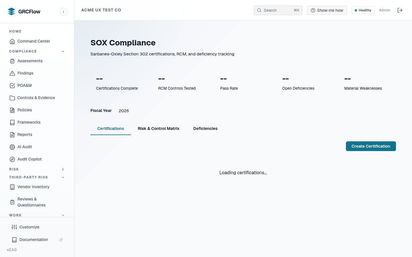 SOX Compliance