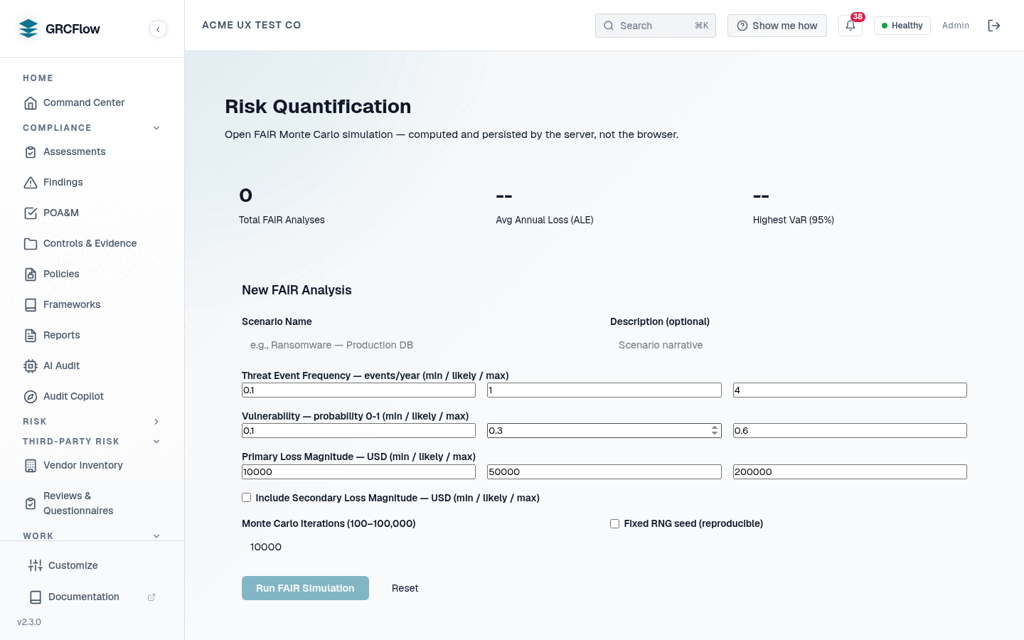 Risk Quantification