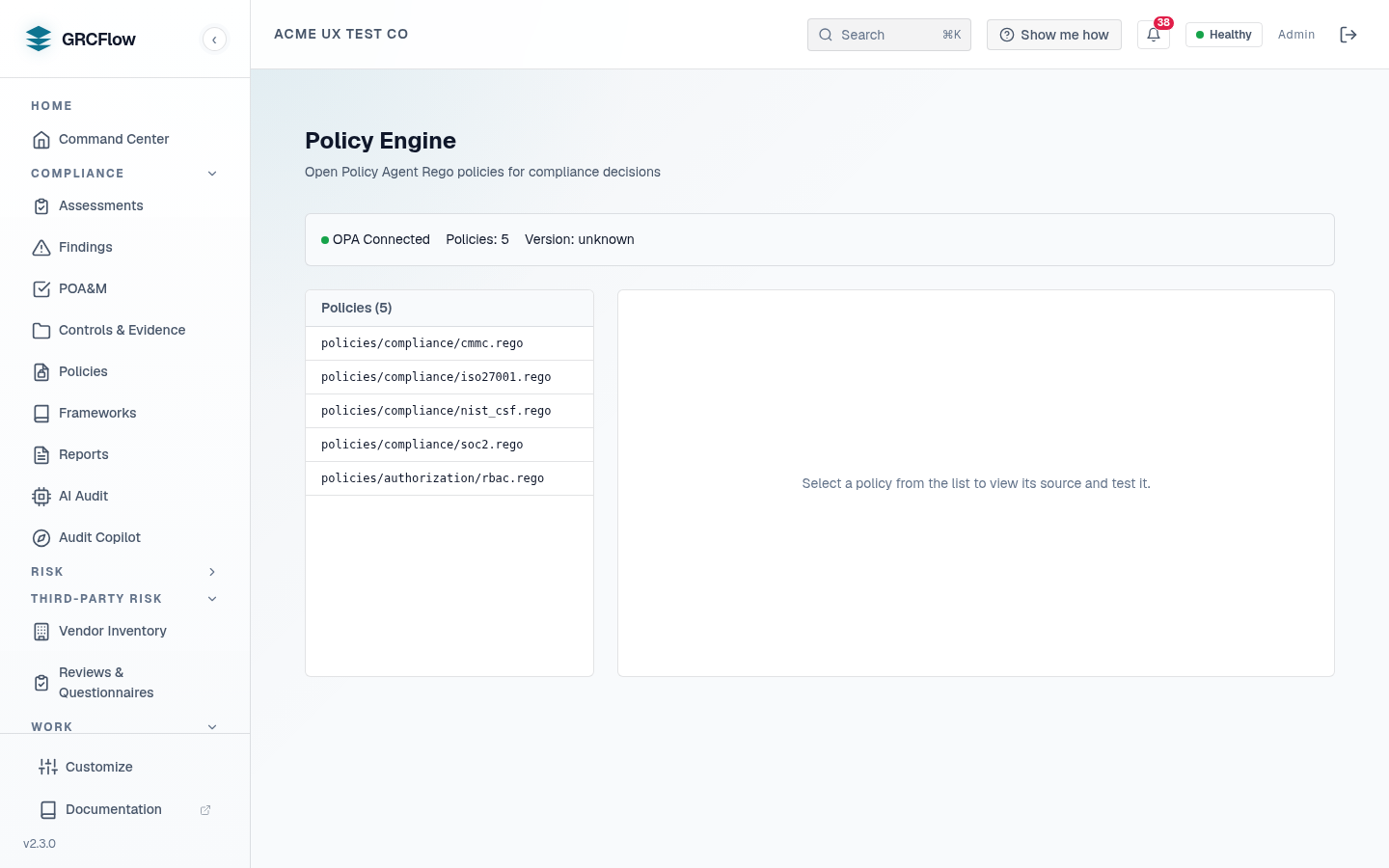 Policy Engine